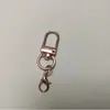 Fivela de Porta de Liga de Zinco com Corrente Acabamento Fino Fivela de Cachorro Mochila para Pet Fivela Universal Acessórios Chaveiro Rotativo