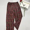 Fabricantes directos de pijamas de seda para mujeres de mediana edad y mayores, talla grande para madres, se pueden usar para salir, explosiones bien recibidas, casual