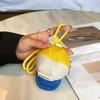 Boné Popular com Bico de Pato Colorido Dopamina Porta-Moedas Armazenamento Porta-Moedas Bolsa para Fones de Ouvido Pingente de Chaveiro Pequena Bolsa
