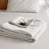 2026 Nova Série de Colchas de Verão Jacquard Tingidas em Fio de Algodão Puro 150*200cm Colcha de Verão Individual