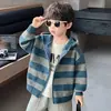 Suéter Cárdigan con Capucha para Niños 2026 Nuevo Elegante Ropa de Punto Infantil Niño Bebé Primavera y Otoño Top
