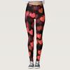 Explosiones Transfronterizas Día de San Valentín Europeo y Americano 2024 Nuevos Leggings Casuales Adelgazantes de Corte Slim para Mujer con Estampado Digital Personalizado