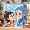 Pintura Digital Nezha DIY Fofo Criança Mágica Caos no Mar Colorir Presente de Feriado Feito à Mão Desenho Decorativo Desenho para Pendurar