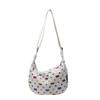 Bolsa de Bolinho Cross-border Bolsa Crossbody Bolsa de Verão Grande Capacidade Bolsa de Deslocamento Nicho Bolsa de Lona da Moda Bolsa de Ombro Xadrez Colorida
