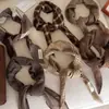 Bufanda de Seda Suave y Cera con Cuadros Retro Maillard para Mujer Bufanda Cálida de Gama Alta para Otoño e Invierno Bufanda Triangular para Cuello Accesorios para Bufandas