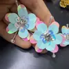 Pendientes de Lentejuelas de Dopamina Accesorios para Pendientes DIY Fuego Artificial de Moda Flor de Lentejuela Hecha a Mano Hebilla de Zapato Accesorios Materiales
