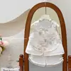 Conjunto para Meninas 2025 Estilo Chinês Bordado High-End Novo Estilo Chinês Verão Fresco Conjunto de Duas Peças Infantil