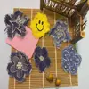 Patches de Tecido Jeans Lavado Retro Moda Coração Pequeno e Estrela de Cinco Pontas para Acessórios de Roupa, Sapatos, Chapéus, Bolsas e Patches Decorativos Bordados