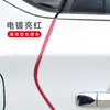 Tiras Anticolisión para Puerta de Coche Espesadas Antiarañazos Galvanizadas Tiras Anticolisión Tiras Antiarañazos para Carrocería Tiras Decorativas de Sellado para Borde de Puerta
