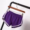 Pantalones cortos deportivos de color liso para mujer, pantalones casuales, holgados, de verano, para exteriores, de cintura alta, con tres puntos de pierna ancha, para uso interior, leggings de pijama