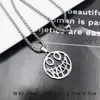 Collares para Hombre Estilo Urbano, Colgantes Personalizados de Celebridades de Internet, Cadenas Largas para Suéteres, Joyería de Acero Inoxidable Fábrica al por Mayor