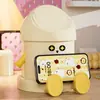 Papelera de escritorio para uso doméstico, mini linda, adecuada para mesa de comedor, oficina, dormitorio, dormitorio, tamaño pequeño con tapa, contenedor de almacenamiento para mesa de centro