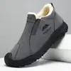 Nuevos Zapatos de Papá con Forro de Polar de Invierno, Zapatos Casuales Cálidos para Exteriores para Hombre, Suela Gruesa, Cómodos, Engrosados, Ligeros, Zapatos para Conducir, Venta al por Mayor