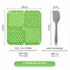 Bestseller transfronterizo tapete para lamer perros, tapete de alimentación lenta con ventosa de silicona, tazón de alimentación lenta anti-ahogo para mascotas con raspador