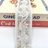 Bordado de Onda Bordado Pesado com Contas Rendas Acessórios Roupas Estilo Chinês Dinastia Han Fio de Organza Decoração de Saia Atacado