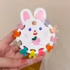 Mini clipe infantil bonito dos desenhos animados princesa hairpin menina quebrado grampo de cabelo doce cor acessórios para o cabelo do bebê