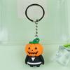 Divertido colgante de llave de Halloween los muertos vienen lindo regalo de muñeca de calabaza llavero para pareja al por mayor