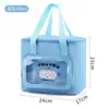 Bolsa Lancheira Divertida de Doces para Crianças Bolsa de Mão para Aluno do Ensino Fundamental Bolsa Quadrada Térmica Ita Bag Dimensão Secundária Bolsa Térmica para Bento