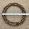 Vendas Diretas da Fábrica e Produção Atacado Decoração de Natal Anéis de Rattan Natural Trançado em Rattan Guirlanda Anéis de Rattan para Presente