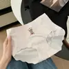Braguitas de Seda de Hielo Leche Sin Costuras Forma de Oso para Niña, No Aprietan, 10A Modal Antibacteriano con Entrepierna Extendido