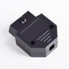 Conector Hembra OBD2 de 16 Pines para Coche Carcasa Enchufe OBD Terminal Tornillo