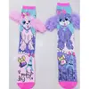 Envío Transfronterizo de Calcetines para Niños de Celebridad de Internet Australiana, Calcetines Altos Personalizados con Dinosaurio 3D de Dibujos Animados de Moda para Niños Mayores, Colección Festiva