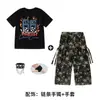 Roupas de Performance Hip-Hop para Crianças, Conjuntos de Street Dance para Meninos, Fantasias de Hip-Hop Modernas e Descoladas para Performance com Tambores
