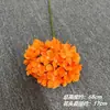 Coleção de Hortênsias 3D Flores Artificiais Flores Falsas Pequena Hortênsia para Exibição Modelo de Casamento Sala Decoração Suave Flores Artificiais