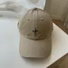 Gorra de Béisbol Suave con Bordado de Logo Pequeño Coreano para Hombres y Mujeres, Estilo Retro Japonés Versátil de Moda con Visera Ancha y Corona Profunda, Gorra para el Sol