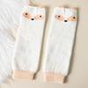 23 calcetines de invierno para bebé, protectores de piernas con dibujos de animales, cálidos y gruesos, rodilleras de rizo, calcetines para bebé de 0 a 3 años.
