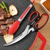 Tesoura para churrasco estilo coreano pode ser desmontada tesoura para churrasco conjunto de clipe para churrasco tesoura de cozinha aço inoxidável desmontagem e fácil de lavar atacado