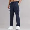 Pantalones Casuales Deportivos y de Fitness de Verano para Hombre Amazon, Pantalones Cargo Rectos Versátiles de Moda