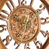 Reloj de pared retro europeo para el hogar reloj redondo de 11 pulgadas reloj de sala de estar reloj de pared creativo reloj de cuarzo venta al por mayor personalizado