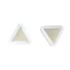 Molde de Silicona para Pendiente de Resina de Cristal Cubo con Forma de Gato Mini Modelo de Pendiente con Forma de Piedra Triangular