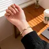 Pulsera Geométrica Lisa de Onda de Alta Gama para Mujer, Estilo Sencillo y Fresco, Pulsera Versátil, Accesorios Transfronterizos