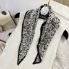 Lenço de Seda Coreano Fácil de Cuidar e Resistente a Amassados, Lenço Decorativo Pequeno para Pescoço com Padrão Paisley Listrado Bolinhas Diamante Fashion Retrô, Lenço de Cabeça, Lenço