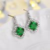 925 prata esterlina cobre incrustado AAA brincos de cristal de zircão coreano brincos requintados fábrica direta brincos antigos