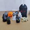 Variedad transfronteriza de decoración de Halloween, lápida fantasma de plástico, calabaza, búho, bricolaje, festival de fantasmas, pequeños juguetes