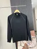 Camiseta de Manga Larga con Cremallera y Cuello Medio Alto para Hombre, Estilo Nuevo de Primavera y Otoño, Casual Versátil, Deportiva, Transpirable, de Secado Rápido, Cuello Alto, Moderna