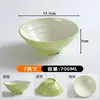 Bol para fideos para restaurantes de fideos, bol bicolor de imitación porcelana, uso comercial para hot pot picante y fideos de caracol de río, bol grande A8 vajilla de melamina, bol para sopa y fideos