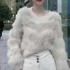 Estilo coreano otoño e invierno Nuevo estilo holgado perezoso suave suave pegajoso terciopelo de imitación de visón suéter de punto para mujer suéter versátil