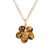Pedra original de Cristal Natural conta redonda flor pingente de jade transfronteiriço cruzado joias quentes transfronteiriças por atacado
