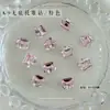 Decoraciones para Uñas con Pedrería Acabado Blanco K9, Pedrería Ovalada sin Base Hielo Azúcar Deslumbrante de Alta Gama, Accesorios de Pedrería para Uñas de Lujo Ligero