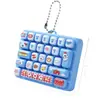 Chaveiro Mini Teclado Criativo Desenho Animado Aperta Decompressão Brinquedo de Apertar Cor Macaron Pingente de Mochila Enfeite de Carro