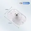 La nueva base de polea para carrito de muebles multifuncional con rueda de bola de 360 grados para pegar latas, rodillo silencioso con reducción de ruido