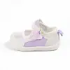 Sandálias Respiráveis de Malha para Bebês no Verão, Sapatos Rasos Fofos com Desenhos para Meninas Bebês, Sapatos Confortáveis com Solado Macio Estilo Princesa