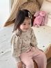 Ropa de Otoño e Invierno para Mujer y Niños Leggings Bebé Elegantes Niños Personalizados Marca de Moda Estilo Coreano Engrosada Una Pieza Terciopelo Lazo Camiseta