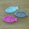 Patrón en Forma de Pez Doble Tazón para Mascotas Tazón para Gatos Tazón de Agua Tazón para Perros Tazón de Comida Adecuado para Gatitos Gatos Pequeños y Perros Tazón de Comida Venta al por Mayor