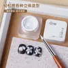 Pluma de Pegamento Tallada de Doble Punta, Palo de Sándalo, Arte de Uñas Portátil, Bolígrafo de Silicona Pintado a Mano, Herramienta Especial para Manicura Dual de Pintura en Relieve