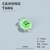 Tortuga de Resina que Brilla en la Oscuridad Juguete Caja Sorpresa Accesorios Pasador Joyería Decoraciones para Zuecos Funda de Teléfono Caja de Almacenamiento Pegatinas